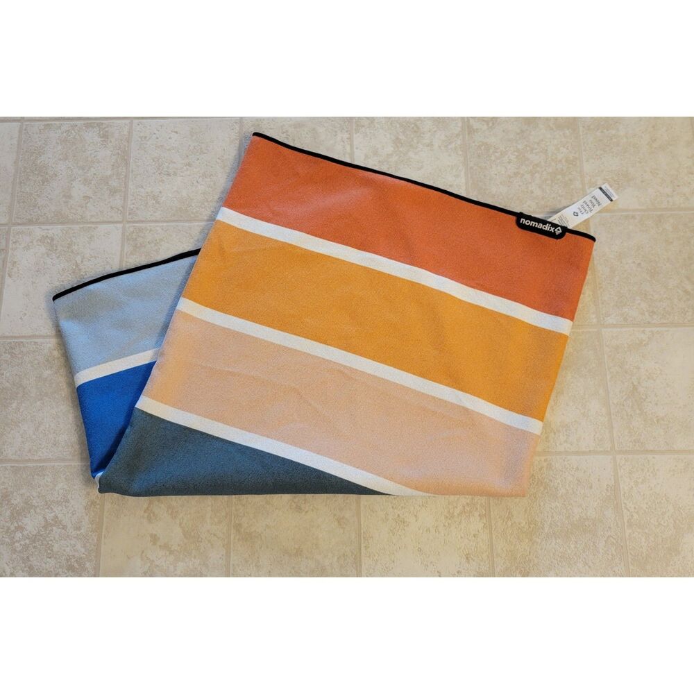 nomadix Original Towel Stripes Retro Pattern Yoga Beach Eco-Friendly